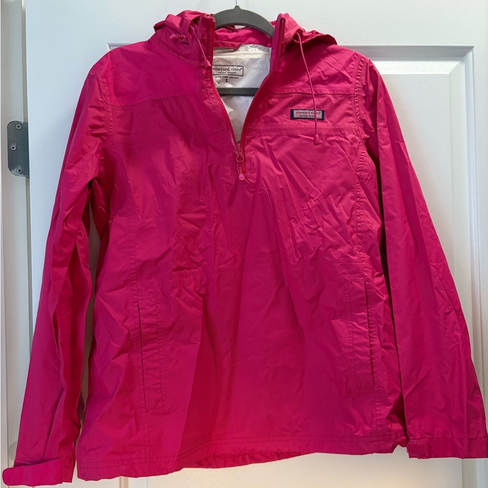 Vineyard Vines Fuchsia Windbreaker